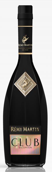 REMY MARTIN MAISON FONDEE EN 1724 REMY MARTIN CLUB EXCEPTION RM