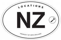 LOCATIONS NZ PRODUCT OF NEW ZEALAND