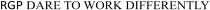 RGP DARE TO WORK DIFFERENTLY