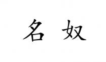 名奴
