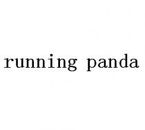 running panda