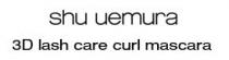 shu uemura 3D lash care curl mascara