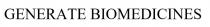 GENERATE BIOMEDICINES