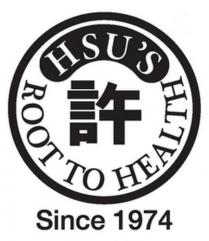 HSU'S ROOT TO HEALTH Since 1974 許