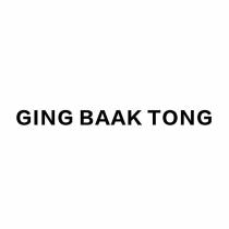 GING BAAK TONG