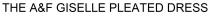 THE A&F GISELLE PLEATED DRESS