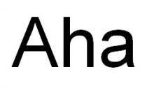 Aha