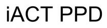 iACT PPD iACT-PPD