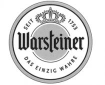SEIT 1753 Warsteiner DAS EINZIG WAHRE