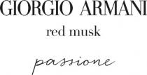 GIORGIO ARMANI red musk passione