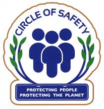 CIRCLE OF SAFETY PROTECTING PEOPLE PROTECTING THE PLANET 保人类 护地球