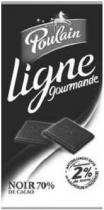 Poulain Ligne gourmande NOIR 70% DE CACAO 2% Poulain Ligne gourmande LAIT DE DEGUSTATION 2%