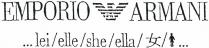 EMPORIO ARMANI ...lei/elle/she/ella/ / .... 女