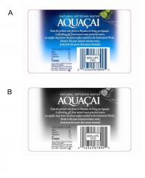 AQUACAI NATURAL ARTESIAN WATER From the pristine rain forest in Panama, we bring you Aquacai. A refreshing gift from nature's most protected source, an aquifer deep below the forest surface nestled in the Continental Divide. Drink in this pure natural artesian water, fresh from the source that nature intended. 80% UPC FPO 0 12345 67890 5 Typical Analysis in mg/liter: Silica XX Calcium 48 Potassium 1.3 pH 5.7 FLOURIDE .4