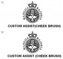 M MAJOLICA MAJORCA CUSTOM ASSIST(CHEEK BRUSH) M MAJOLICA MAJORCA CUSTOM ASSIST (CHEEK BRUSH)