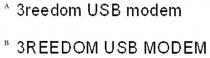 3reedom USB modem 3REEDOM USB MODEM