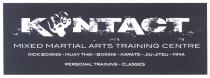 KONTACT MIXED MARTIAL ARTS TRAINING CENTRE KICK BOXING-MUAY THAI-BOXING-KARATE-JIU-JITSU-MMA PERSONAL TRAINING-CLASSES K