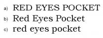 RED EYES POCKET Red Eyes Pocket red eyes pocket