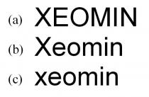 XEOMIN Xeomin xeomin