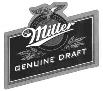 Miller GENUINE DRAFT SINCE 1855