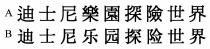迪士尼樂園探險世界