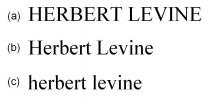 HERBERT LEVINE Herbert Levine herbert levine