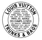 LOUIS VUITTON TRUNKS & BAGS