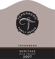 TEPERBERG FAMILY ESTATE TEPERBERG MERITAGE ELLA VALLEY 2007