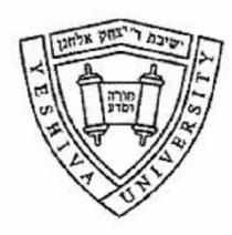 YESHIVA UNIVERSITY ישיבת ר' יצחק אלחנן תורה ומדע