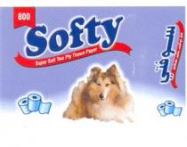 800 Softy Super soft Two Ply Tissue Paper سوفتي ورق تواليت ناعم طبقتين