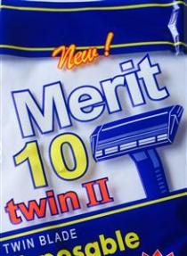 new Merit 10 twin II TWIN BLADE