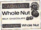CADBURY WHOLE NUT