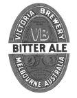 VICTORIA BREWERY VB BITTER ALE MELBOURNE AUSTRALIA