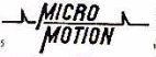 MICRO MOTION