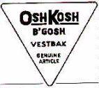 OSHKOSH B'GOSH VESTBAK GENUINE ARTICLE