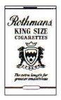 ROTHMANS KING SIZE CIGARETTES