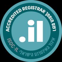 ISOC-IL ACCREDITED REGISTRAR רשם מוסמך איגוד האינטרנט הישראלי