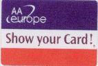 AA europe Show your Card!