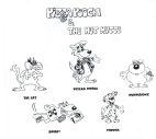 PIZZA POOCH & THE HUT MUTTS THE CAT SPEEDY TOPPER PUPERONE PIZZA POOCH