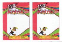 TRUE CLEAN Kqtok MOP, CARTOON HOLDING A BROOM