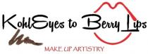 KOHL EYES TO BERRY LIPS