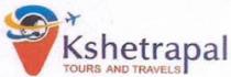 KSHETRAPAL TOURS AND TRAVELS OF AEROPLANE