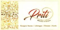 Priti Beauty with Grace Designer Sarees | Lehengas | Dresses | kurtis
