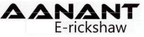 AANANT E-rickshaw