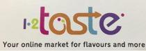 1.2taste, Your online market for flavours and more