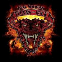 GENE SIMMONS TITANS OF ROCK AND DRAGON logo and design