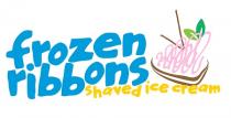 FROZEN RIBBONS SHAVED ICE CREAM