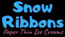 SNOW RIBBONS PAPER THIN ICE CREAMS