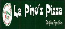 LA PINO'Z PIZZA THE GIANT PIZZA SLICES IN COLOUR