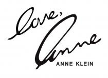 LOVE, ANNE ANNE KLEIN